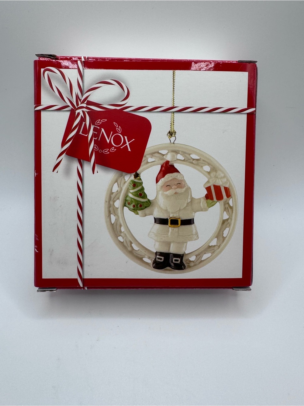 NIB Lenox Round Santa Ornament - Picture 9 of 10